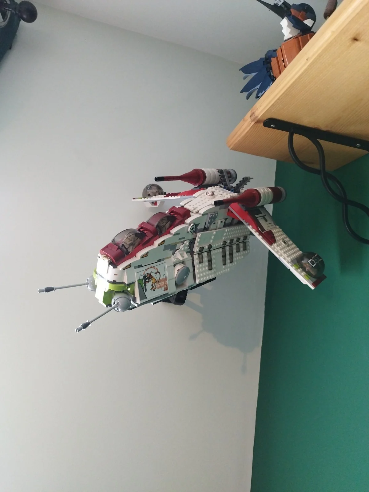 Kundenfoto: Star Wars an der Wand – Sammlung mit Wonderprint-Zubehör im Einsatz.