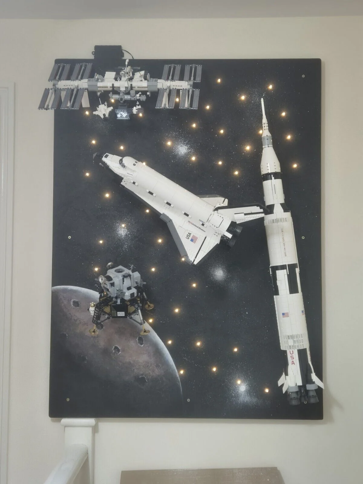 Kundenfoto: NASA Mission – Sammlung mit Wonderprint-Zubehör im Einsatz.