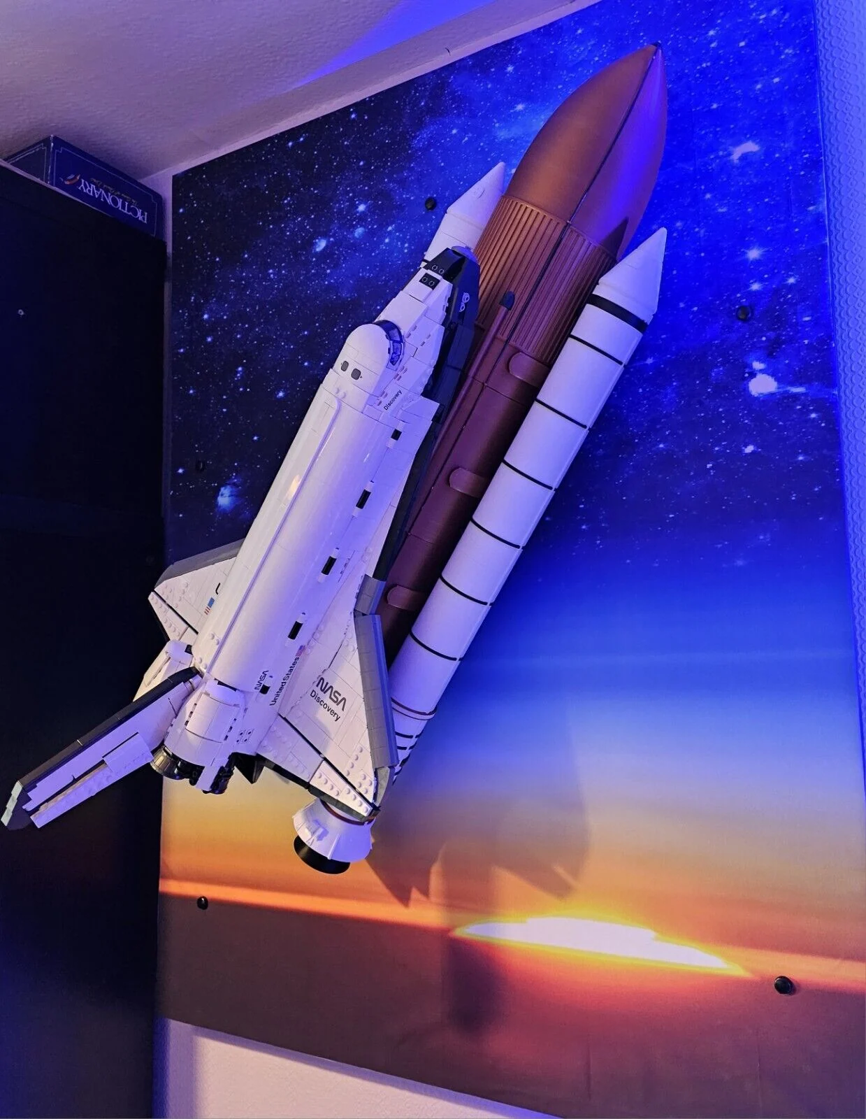 Kundenfoto: Space Shuttle Glow – Sammlung mit Wonderprint-Zubehör im Einsatz.