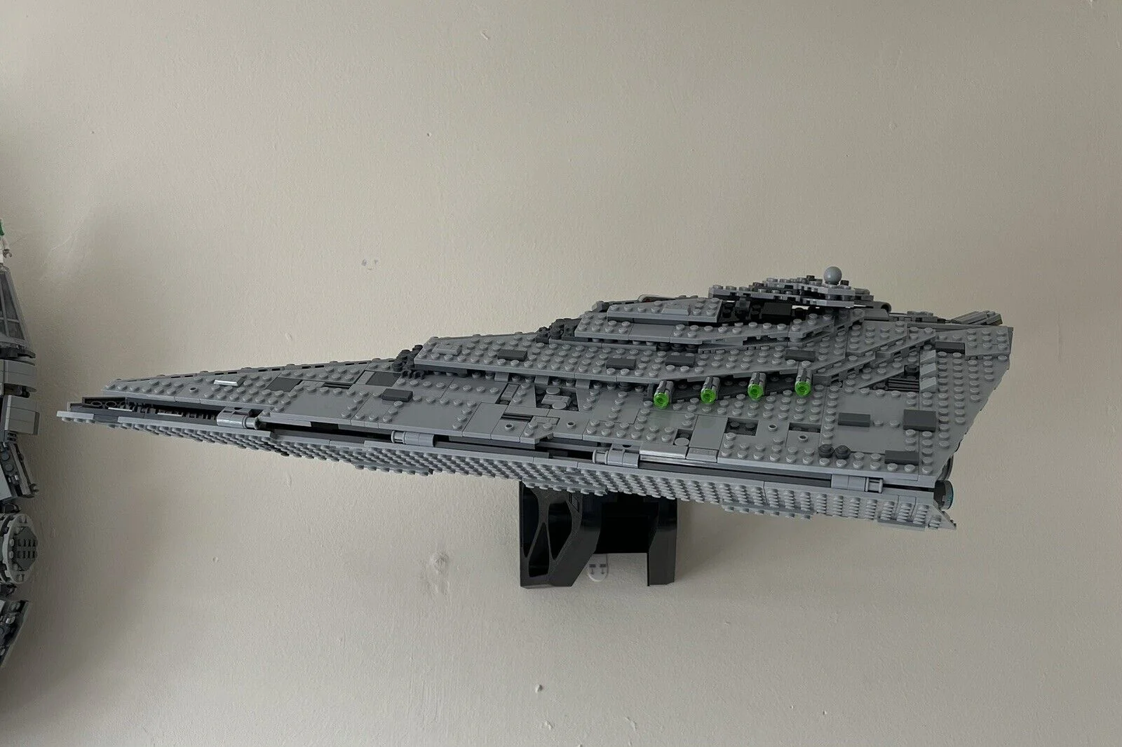 Kundenfoto: Star Destroyer Display – Sammlung mit Wonderprint-Zubehör im Einsatz.