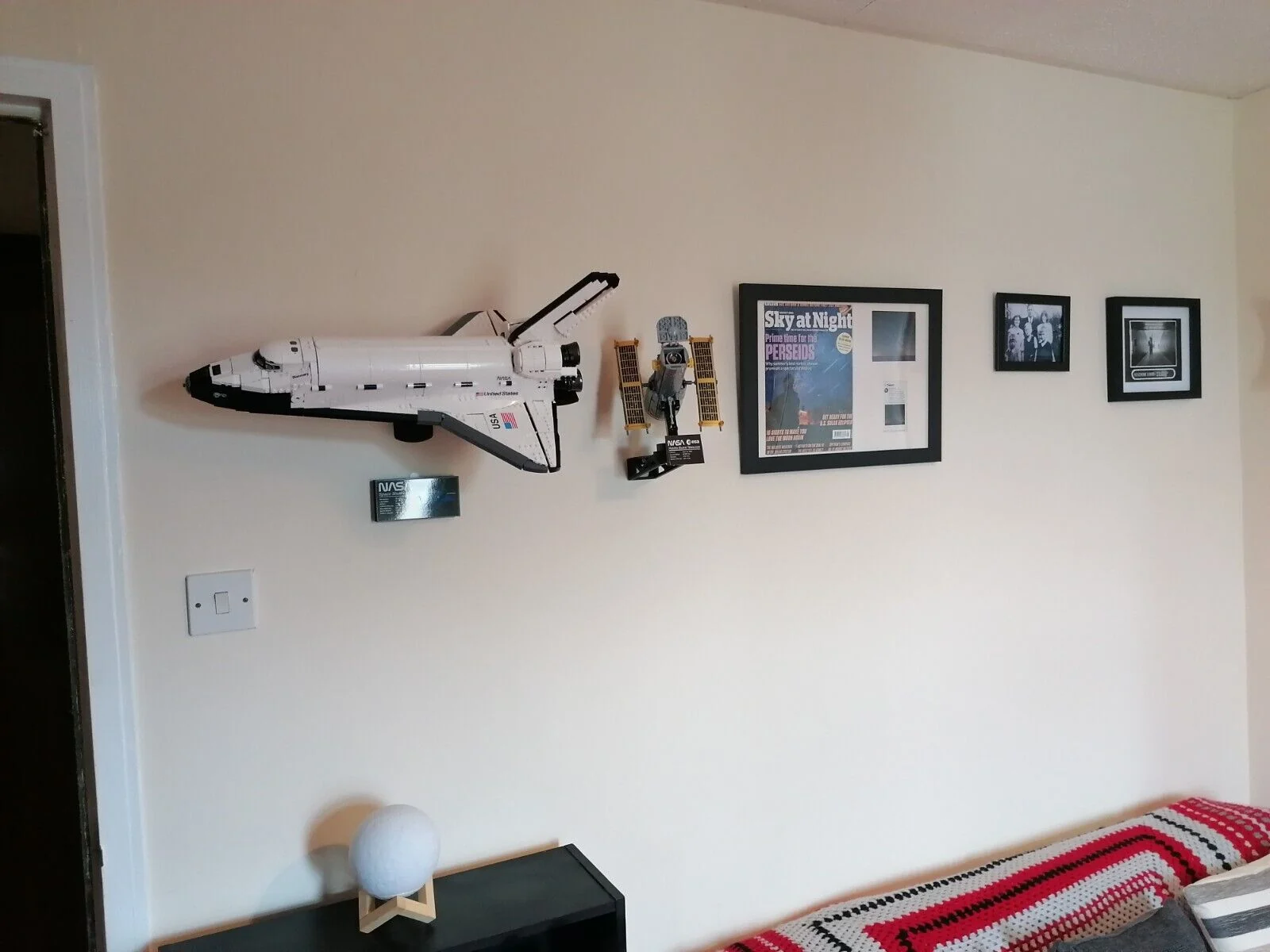 Kundenfoto: Shuttle Wall – Sammlung mit Wonderprint-Zubehör im Einsatz.