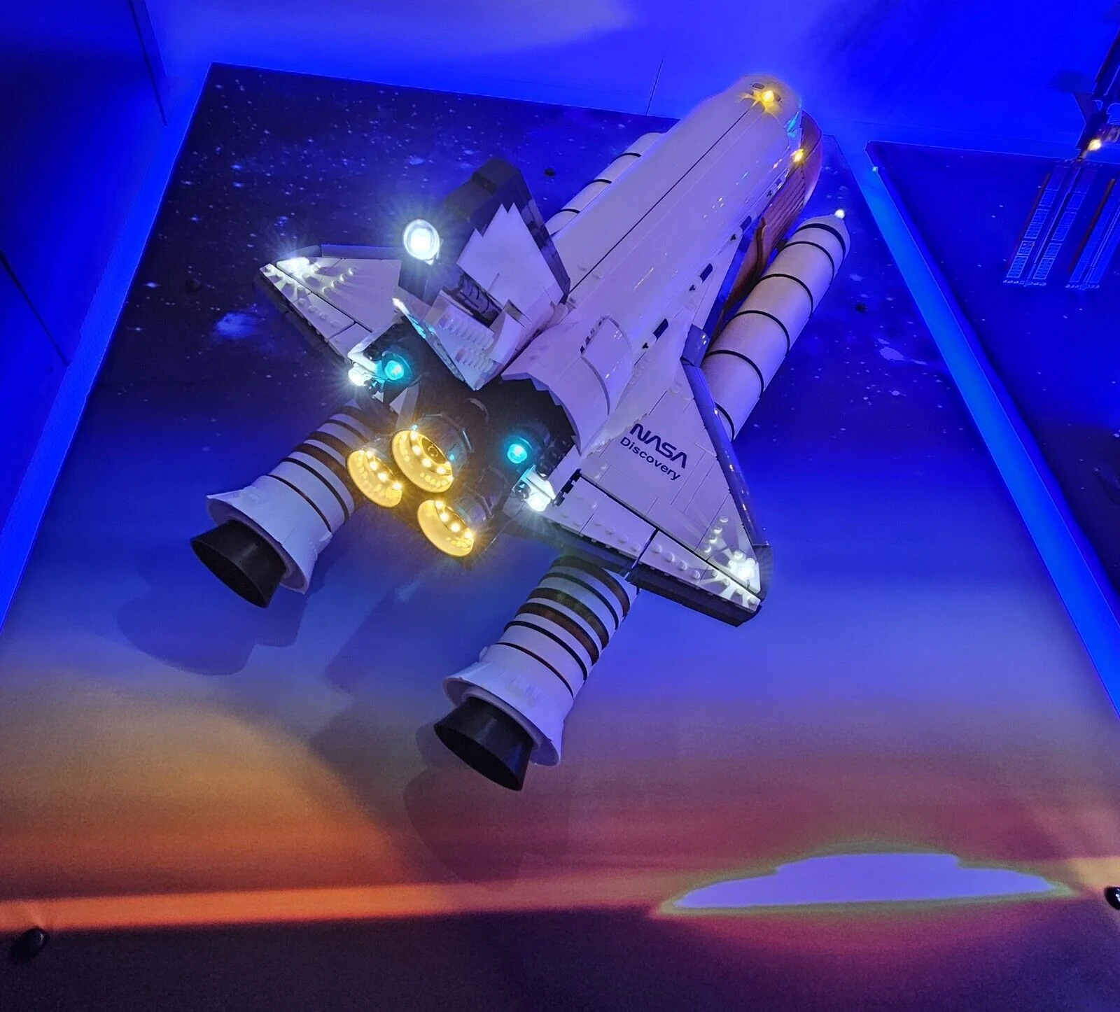 Kundenfoto: Space Shuttle Lights – Sammlung mit Wonderprint-Zubehör im Einsatz.