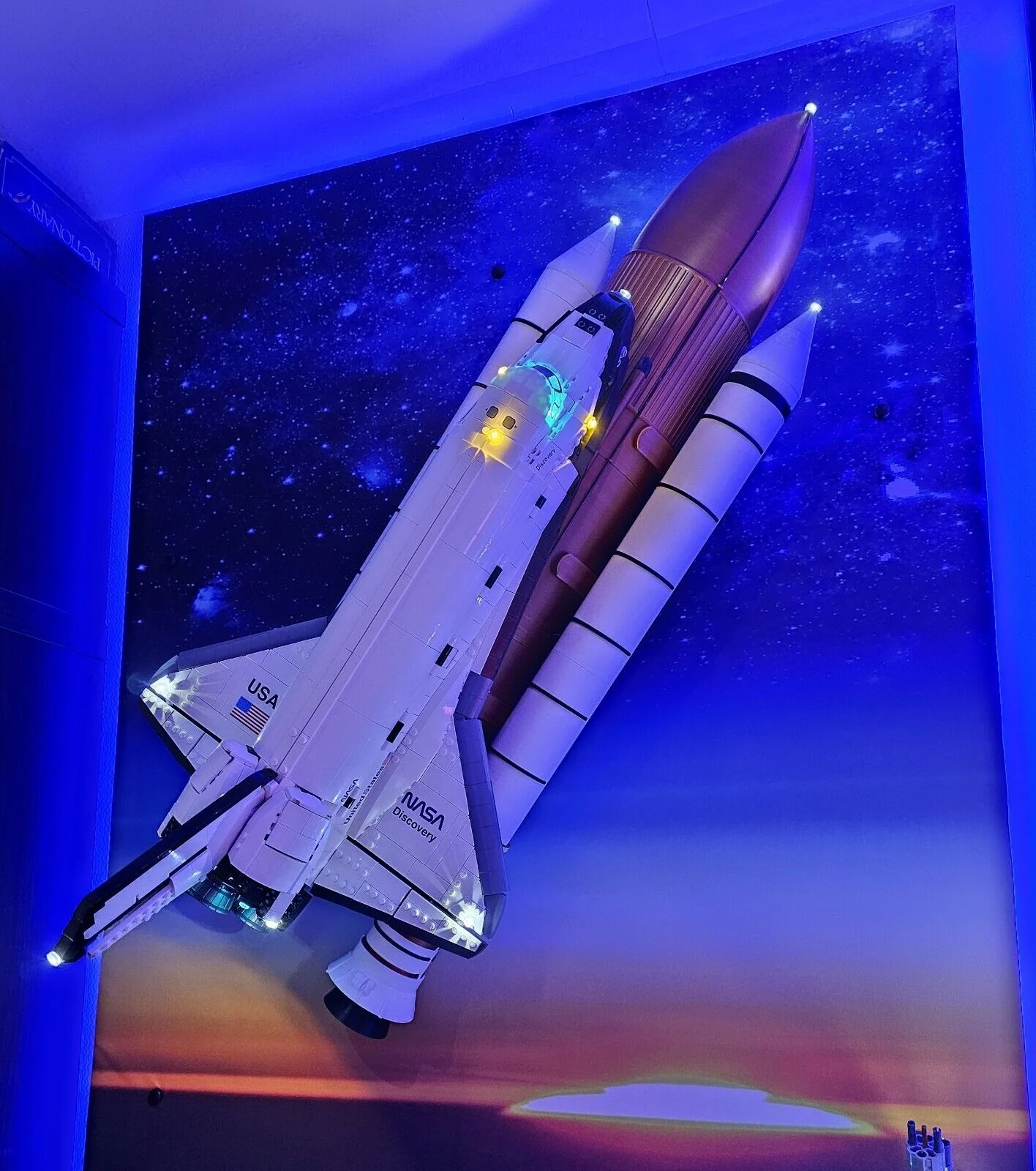 Kundenfoto: NASA Glow – Sammlung mit Wonderprint-Zubehör im Einsatz.